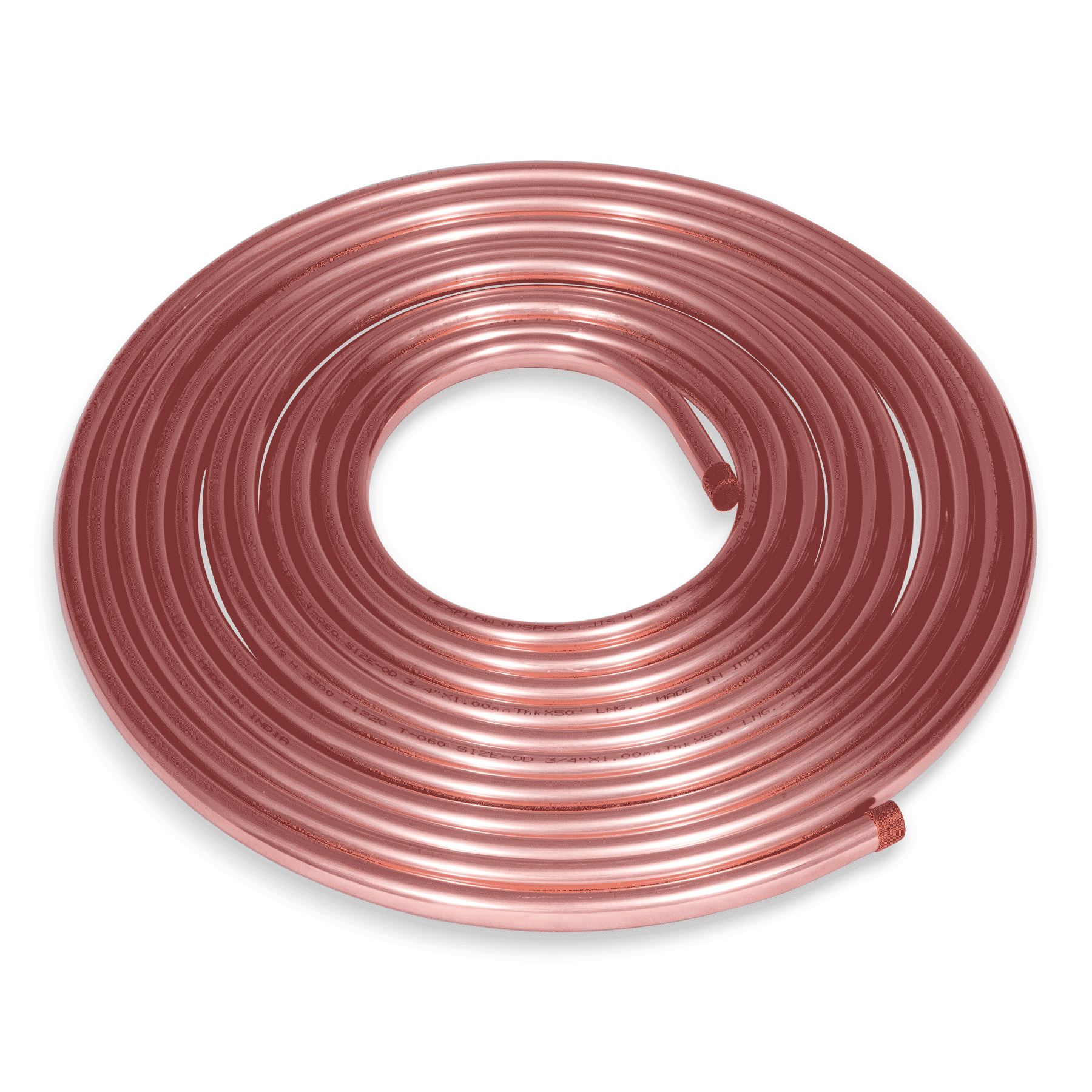 Mexflow Bare Copper Tubes (for Instrumentation or Stream Tracing)